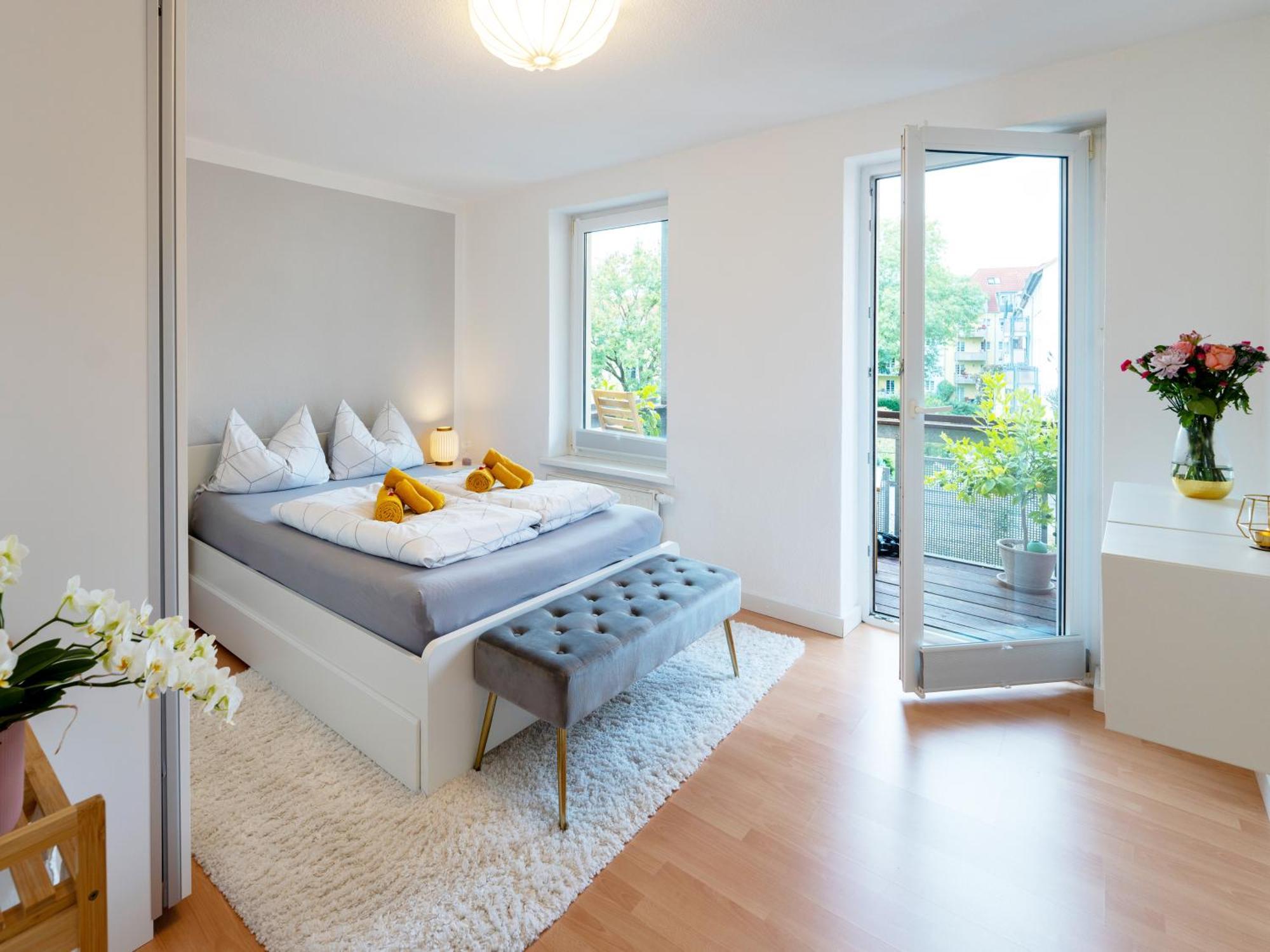 Schlosskoenig - Modernes & Zentrales Apartment Mit Balkon Und Arbeitsplatz Шверин Экстерьер фото
